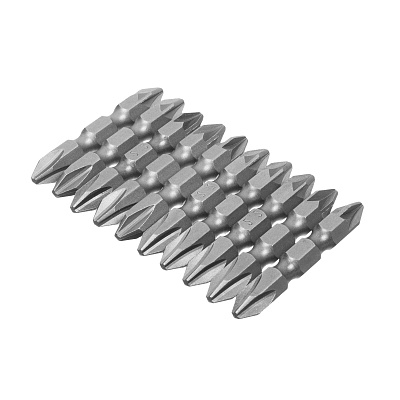 Биты  двухсторонние, сталь S2, 1/4" Ph2-Pz2х45мм, 10шт