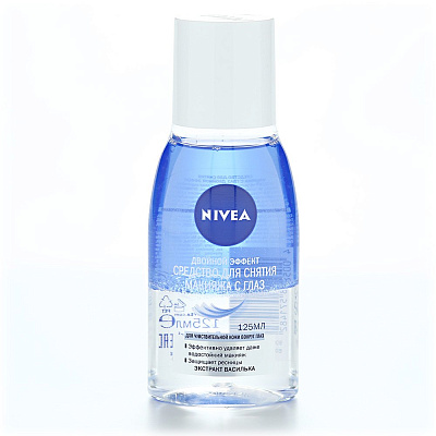 Средство NIVEA д/удал. макияжа с глаз "Двойной эффект" 125 мл не марка