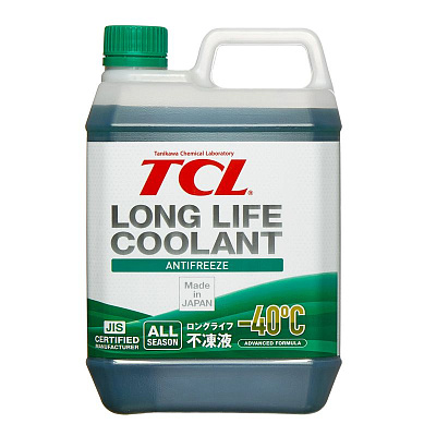 Антифриз зеленый TCL Long Life Coolant -40°C, 2 л