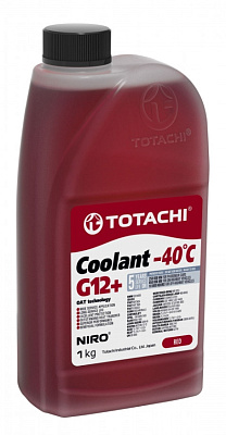Антифриз красный TOTACHI NIRO Coolant G12+ -40C 1кг