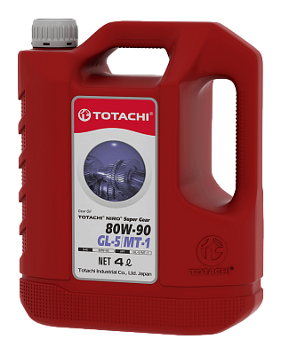 Масло трансмиссионное TOTACHI NIRO Super Gear GL-5/MT-1 80W-90 Минеральное 4л