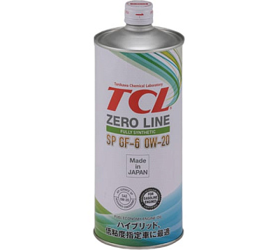 Масло моторное 0w20 TCL Zero Line, API SP, ILSAC GF-6A Синтетическое 1л