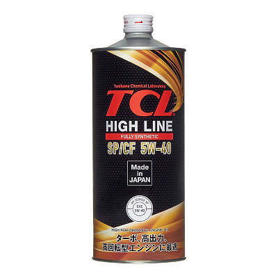 Масло моторное 5W40 TCL High Line, SP/CF Синтетическое 1л