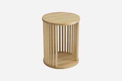 Стол журнальный Гаррет Wood 40х40х50см цвет: дуб натуральный