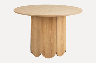 Стол кухонный Клифорд 120х120х75см Wood цвет: натуральный, опоры: натуральный
