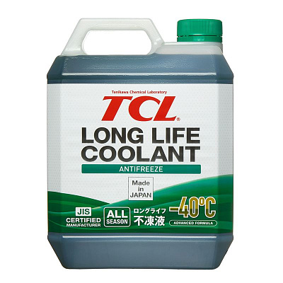 Антифриз зеленый TCL Long Life Coolant -40°C, 4 л