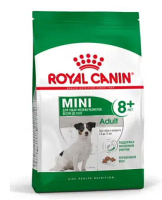 Корм Royal Canin д/соб Mini Adult 8+ старш 8лет 2кг не марка