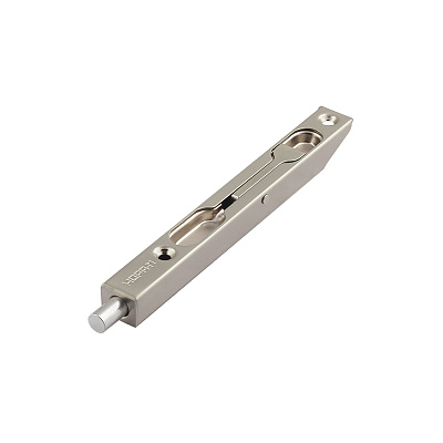 Ригель 5 1/2" (мат.никель) для распашных дверей (Шпингалет торцевой)						
