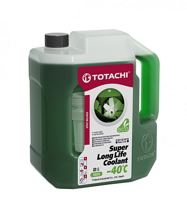 Антифриз зеленый TOTACHI SUPER LONG LIFE COOLANT -40°C, 2л