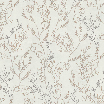 Обои флизелиновые  Euro Decor Физалис / Physalis 1,06x10м мотив белый Промо