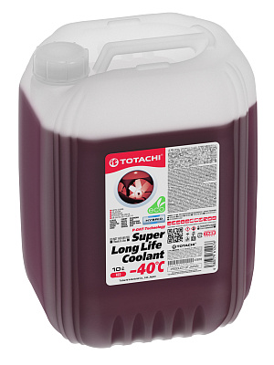 Антифриз красный TOTACHI SUPER LONG LIFE COOLANT -40°C 10л