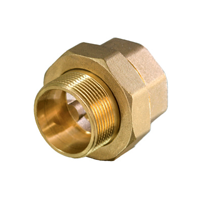 Сгон прямой 3/4" (американка), внутренняя-наружная резьба, TIM