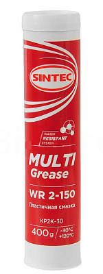 Смазка пластичная литиевая SINTEC MULTI GREASE WR 2-150 цвет красный Минеральное 400г