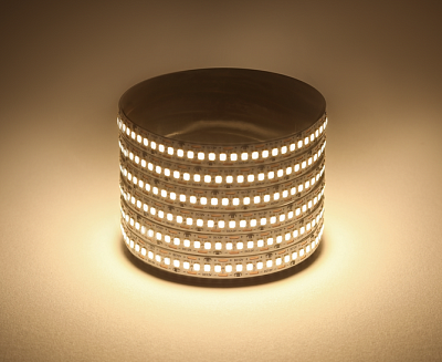 С Лента светодиодная 12В 19.2Вт/м 240Led/м IP20 3000К LS2835 5метров ЭРА