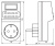 24076 Розетка с таймером (недельная) 61925-TM22 3500W-16A 230V 2 24076 Розетка с таймером (недельная) 61925-TM22 3500W-16A 230V 2