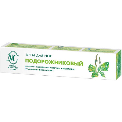 Крем д/ног НК Подорожниковый 50мл