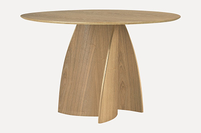 Стол кухонный Пейтон 120х120х76см Wood цвет: натуральный, опоры: натуральный
