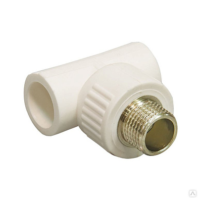 Тройник комбинированный ППР 40х1 1/4", наружная резьба, TIM