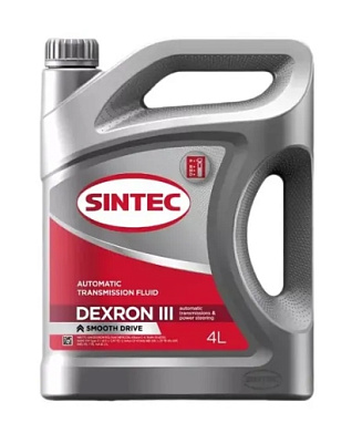 Масло трансмиссионное SINTEC ATF III Dexron 4л минеральное