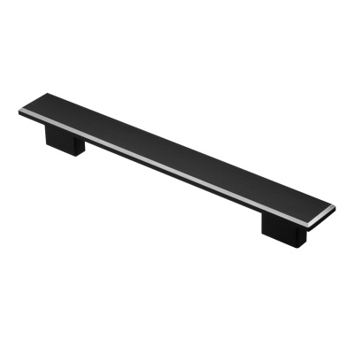 S-4130-160 BL Ручка-скоба, 160мм, матовый черный