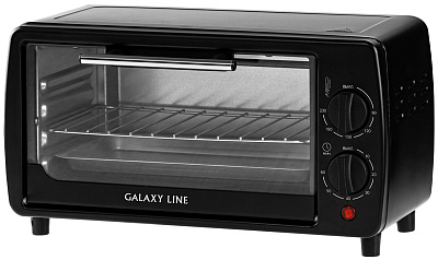 Мини-печь Galaxy LINE GL 2625, черный, 8 л, 1000 Вт