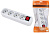 SQ1806-0018 Колодка розеточная 4 гнезда 2П+3 c выключателем 16А 250В белая TDM