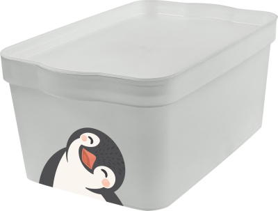 LA512511024 Ящик детский Lalababy Cute Penguin 7,5 л