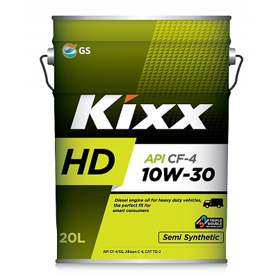Масло моторное 10W30 CF-4/SG KIXX HD 20л п/синтетическое