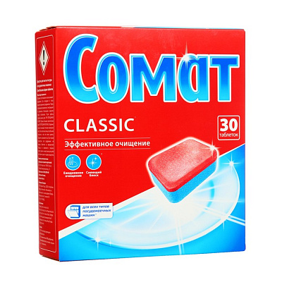 Таблетки для посудомоечной машины Сомат Classic 30 шт не марка