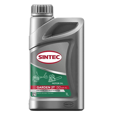 Масло моторное двухтактное SINTEC GARDEN 2T TC Минеральное 1л