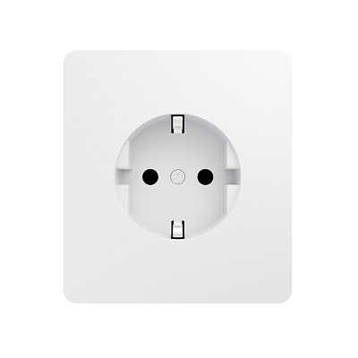 MIELE ROUND перламутр Розетка СП 1м с заземлением шторки 16А KRANZ