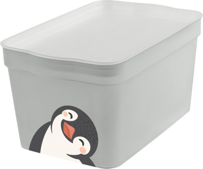 LA512311024 Ящик детский Lalababy Cute Penguin 2,3 л