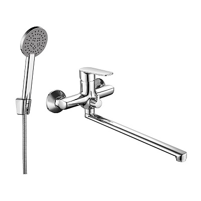 Смеситель для ванны с длинным изливом, хром, 7250545C-35F Минима (Scandi) Gross Aqua
