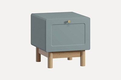 Тумба Виклу-1 Greenish Oak 43х46х45 цвет: зеленый (к-т из 3)