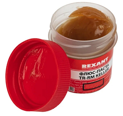 Флюс для пайки (паста) TR-RM KELLER 20 мл REXANT 09-3690