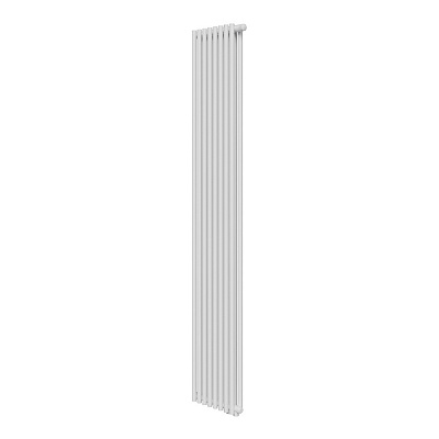 Радиатор трубчатый 6 секций, Shift R22 (круг) VC2180 (Г72хВ1800хШ260) ниж.подкл, белый (RAL9016)