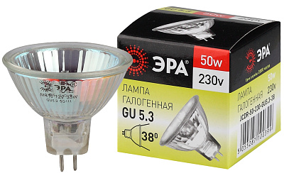 Лампа галоген. JCDR 50W 220V GU5.3 ЭРА !